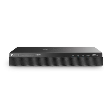 TP-Link VIGI NVR2016H-16MP dual SATA bays supporting up to 16TB each for 16-camera recording