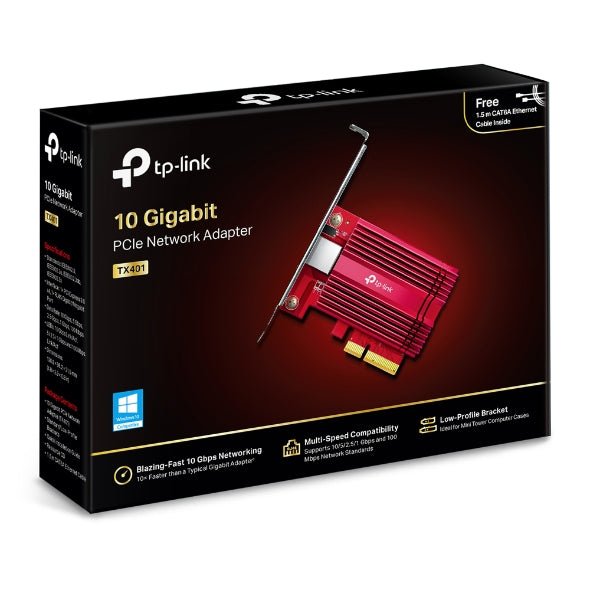 TP - Link TX401 10 Gigabit PCI Express Network Adapter - CCTV Guru