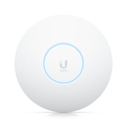 Ubiquiti UniFi Wi - Fi 6 Enterprise, Powerful, ceiling - mounted WiFi 6E access point designed for seamless multi - band coverage in high - density networks - CCTV Guru