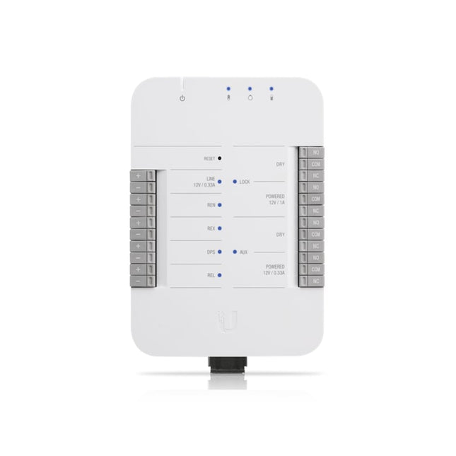 Ubiquiti UniFi Access Hub - Single Door Entry Mechanism - PoE Powered, Supports UA - LITE and UA - PRO - Four Inputs and 12v Dry Relays for Most Door Lock - CCTV Guru