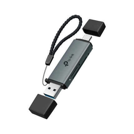 UA430D USB 3.0 Type-C & A to SD and microSD 3.0 card reader by TP-Link Australia.