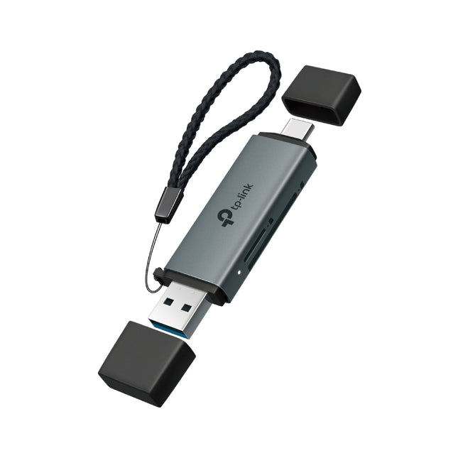 UA430D USB 3.0 Type-C & A to SD and microSD 3.0 card reader by TP-Link Australia.