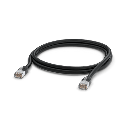 UniFi Patch Cable Outdoor 2M Black, all - weather, RJ45 Ethernet Cable, Category 5e, Weatherproof NHU - UAC - O - 2M - BLK - CCTV Guru