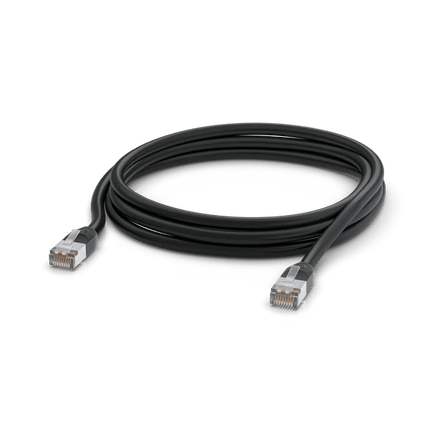 UniFi Patch Cable Outdoor 3M Black, all - weather, RJ45 Ethernet Cable, Category 5e, Weatherproof NHU - UAC - O - 3M - BLK - CCTV Guru
