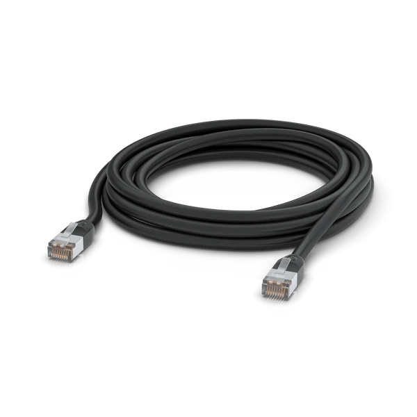 UniFi Patch Cable Outdoor 5M Black, all - weather, RJ45 Ethernet Cable, Category 5e, Weatherproof NHU - UAC - O - 5M - BLK - CCTV Guru