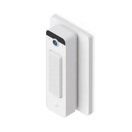 Ubiquiti UACC-DBL-GB-Plate-W front angled view showcasing clean white finish.