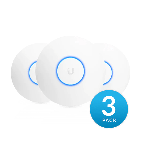 Ubiquiti NanoHD Unifi Compact 802.11ac Wave2 MU - MIMO Enterprise Access Point, 3 - Pack (*PoE injector is not included) - Upgrade from AC - PRO - CCTV Guru