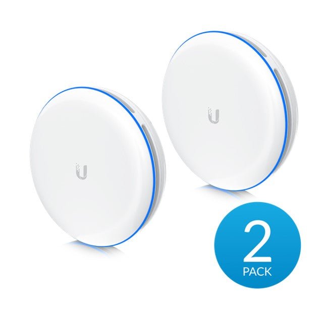 Ubiquiti UniFi Building - to - Building Bridge - 60 GHz Wireless Bridge with a 10 Gbps SFP+ Interface, Complete PtP Link, Sold as 2 Pack, Incl 2 Year Warranty - CCTV Guru