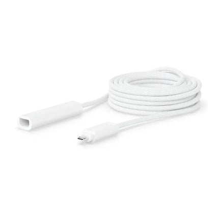 Ubiquiti UACC-AI-Theta-Video-Cable-Ext-5M 5-meter extension cable coiled cleanly against a neutral background.