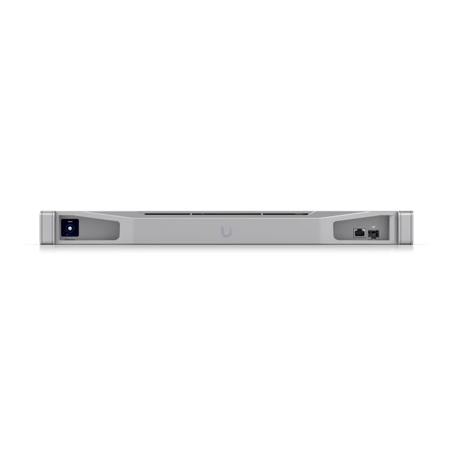 Ubiquiti CloudKey Enterprise CK-Enterprise 1U rackmount console front panel with LCM status display.