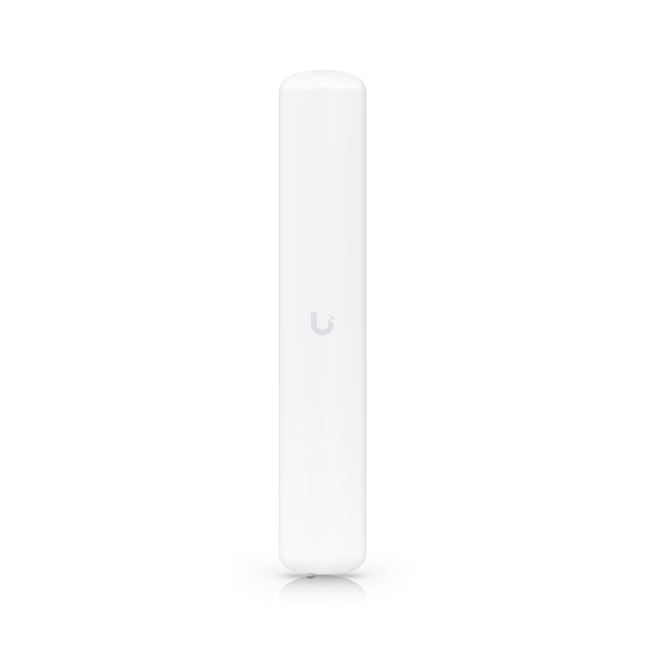 Ubiquiti LiteBeam AC 5GHz airMAX access point radio in white, showing the front of the 16dBi 120-degree sector antenna panel.