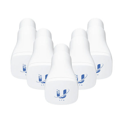 Ubiquiti LTU Instant 5GHz CPE client device front view with integrated directional antenna.