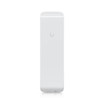 Ubiquiti NanoStation M2 2.4GHz outdoor wireless CPE radio access point in a slim white weatherproof vertical panel form factor.