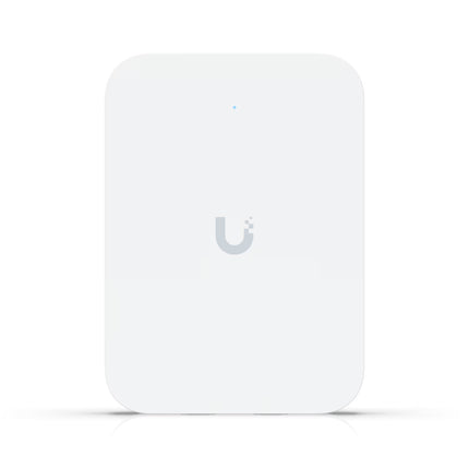 Ubiquiti U7-IW WiFi 7 in-wall access point front sleek faceplate view