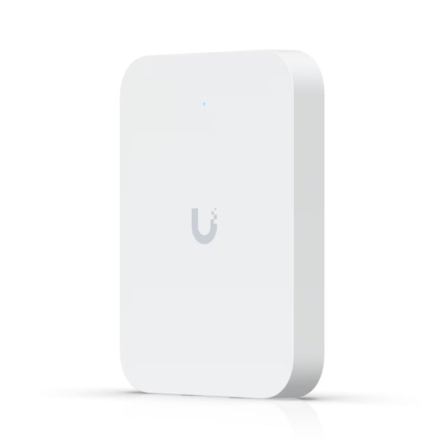 Ubiquiti U7-IW rear 2.5GbE PoE uplink connection for standard electrical wall box mounting