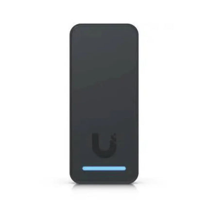 Installed Ubiquiti UA-Retrofit-Reader showcasing wall and gang-box mounting capability for enterprise environments.