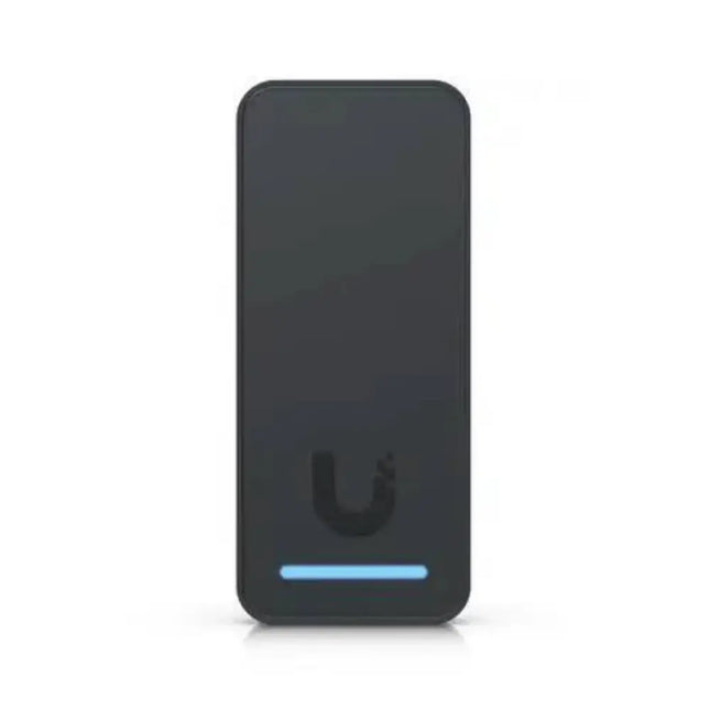 Installed Ubiquiti UA-Retrofit-Reader showcasing wall and gang-box mounting capability for enterprise environments.