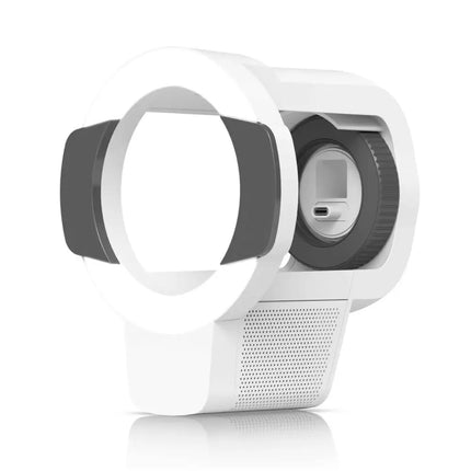 Ubiquiti UACC-AI-PRO-ENHANCER front profile showing integrated floodlight and radar housing.