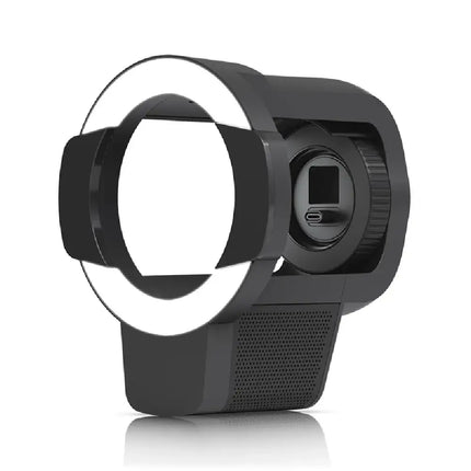 Ubiquiti UACC-AI-PRO-ENHANCER mounted for commercial perimeter surveillance.