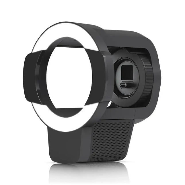 Ubiquiti UACC-AI-PRO-ENHANCER mounted for commercial perimeter surveillance.