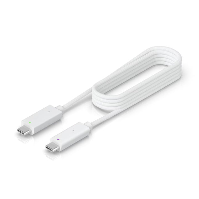 Ubiquiti UACC-AI-Theta-Video-Cable-1M flexible lens connector cable view.