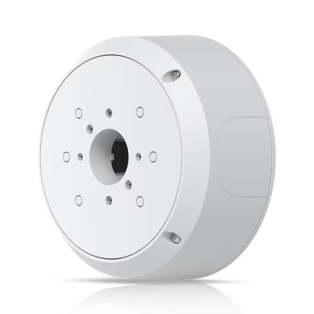 Ubiquiti UACC-Camera-JB-W Weatherproof Camera Junction Box in White front view