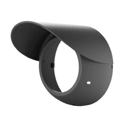 Ubiquiti dome camera equipped with UACC-Dome-WS shield installed on an outdoor wall