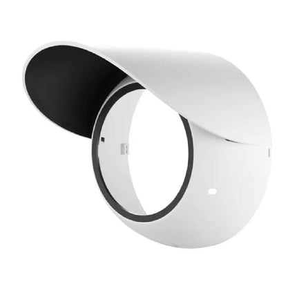biquiti UACC-Dome-WS white polycarbonate weather shield angled view