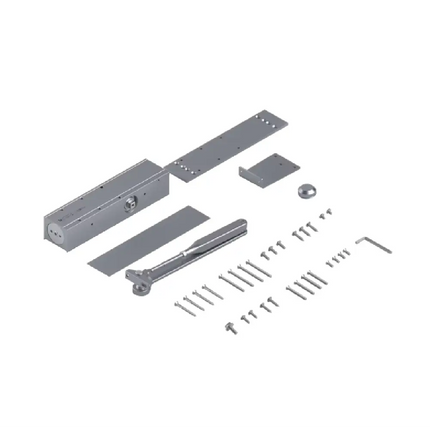 Ubiquiti UACC-DoorCloser mounted on a commercial security frame