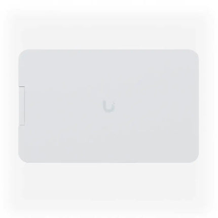 Ubiquiti UACC-Flex-Utility-Pro weatherproof outdoor enclosure mounted on a wall.