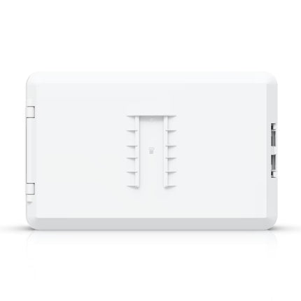 Ubiquiti UACC Flex Utility Pro bottom panel showing IPX5 weatherproof cable pass-through glands