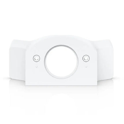 Ubiquiti UACC-G5-PTZ-CM corner mount angled view showing robust polycarbonate casing.