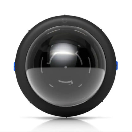 Ubiquiti UACC-G5-PTZ-ICM-SB-B in-ceiling mount with smoked bubble cover angled view.