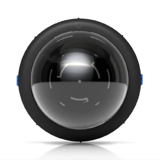 Ubiquiti UACC-G5-PTZ-ICM-SB-B in-ceiling mount with smoked bubble cover angled view.