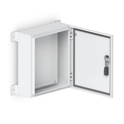 Ubiquiti UACC Junction Utility housing a UniFi Access Hub and switch assembly