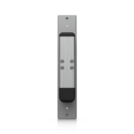 Ubiquiti UACC Lock Bolt Secure installed on commercial door frame for UniFi Access control