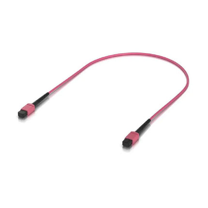 Ubiquiti UACC-OFC-MA-MPMP-0.5M OM4 fiber patch cable featuring MPO-12 Type B UPC connectors.
