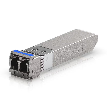 Ubiquiti UACC-OM-SFP10-1310 dual LC fiber connector interface and release latch