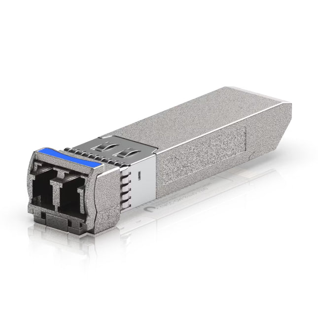 Ubiquiti UACC-OM-SFP10-1310 dual LC fiber connector interface and release latch