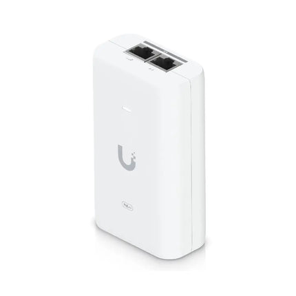 Ubiquiti UACC-POE-PLUS-PLUS-10G 10G PoE++ Injector front view showing ports and housing design.
