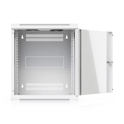 Ubiquiti UACC-Rack-12U-Wall-450-G with tempered glass front door