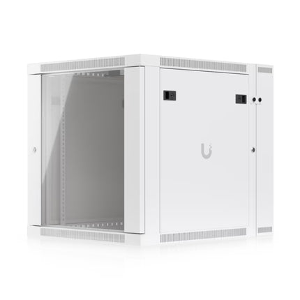 Ubiquiti UACC-Rack-12U-Wall-SW-G 12U swing-out wall-mount network enclosure front view