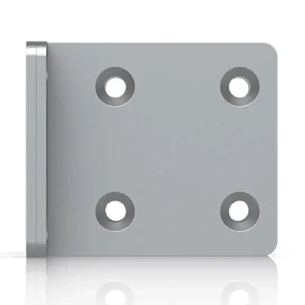 Ubiquiti UACC-Rack-Ear replacement brackets angled view showing robust steel construction.