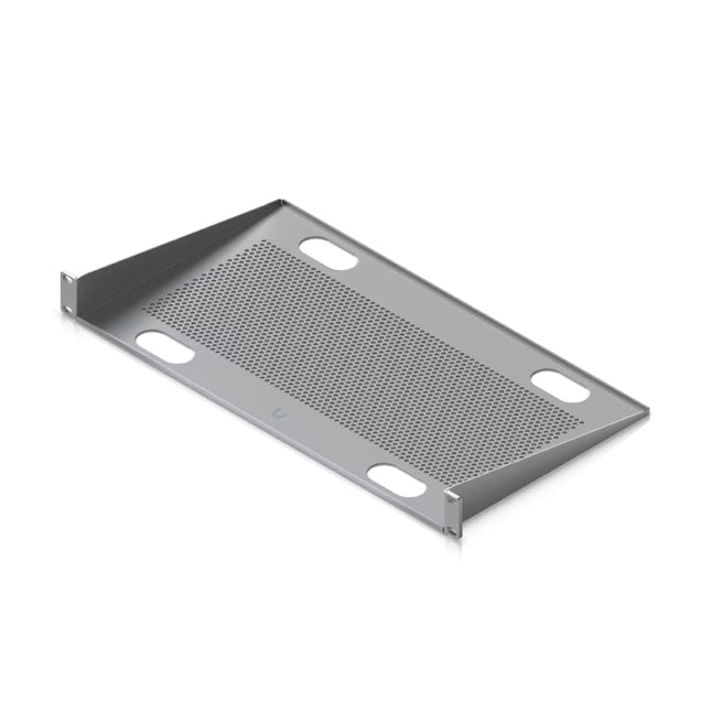 Ubiquiti UACC-Rack-Shelf-CLV cantilever rack shelf front perspective view