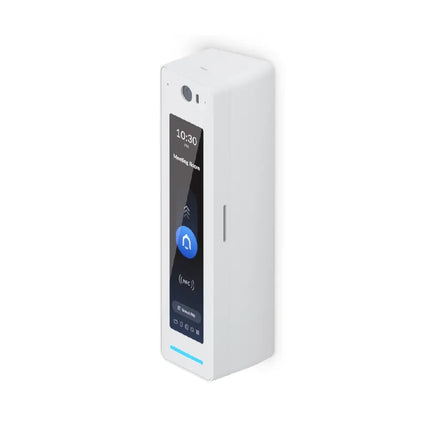 Ubiquiti UACC-Reader-Pro-AM 20-degree angle mount front view showing sleek black finish.