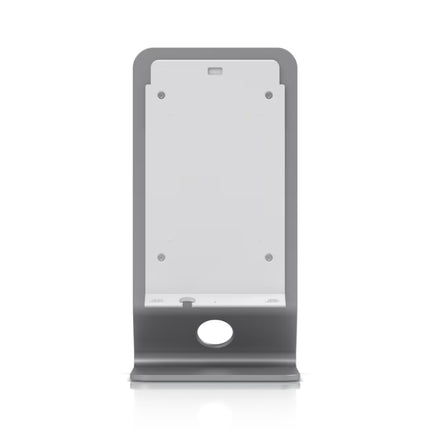 Ubiquiti UniFi U7 Pro Wall access point mounted on UACC-U7-Pro-Wall-TS desktop stand