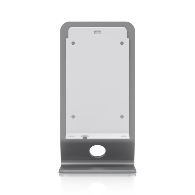 Ubiquiti UniFi U7 Pro Wall access point mounted on UACC-U7-Pro-Wall-TS desktop stand