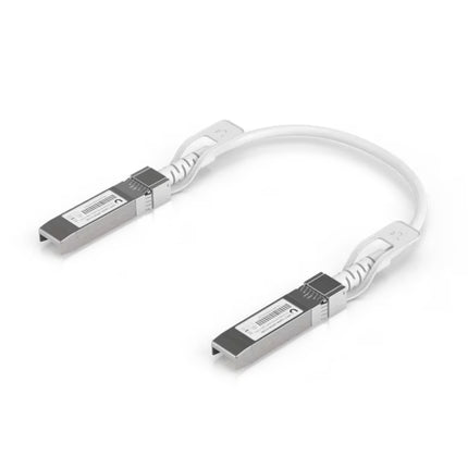 Ubiquiti UACC-Uplink-SFP28-0.15M 0.15m active optical 25Gbps cable coiled view