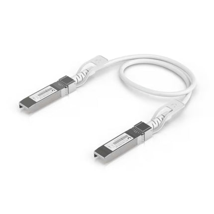 Ubiquiti UACC-Uplink-SFP28-0.3M 0.3m active optical 25Gbps cable coiled view