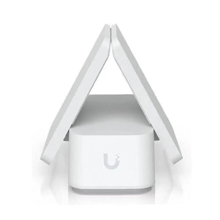 Ubiquiti UACC-UTS Universal Table Stand angled view showing weighted base and clamp.